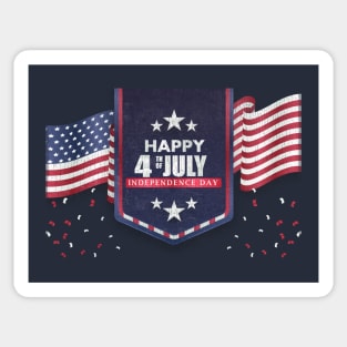 4th of July - Independence Day Sticker